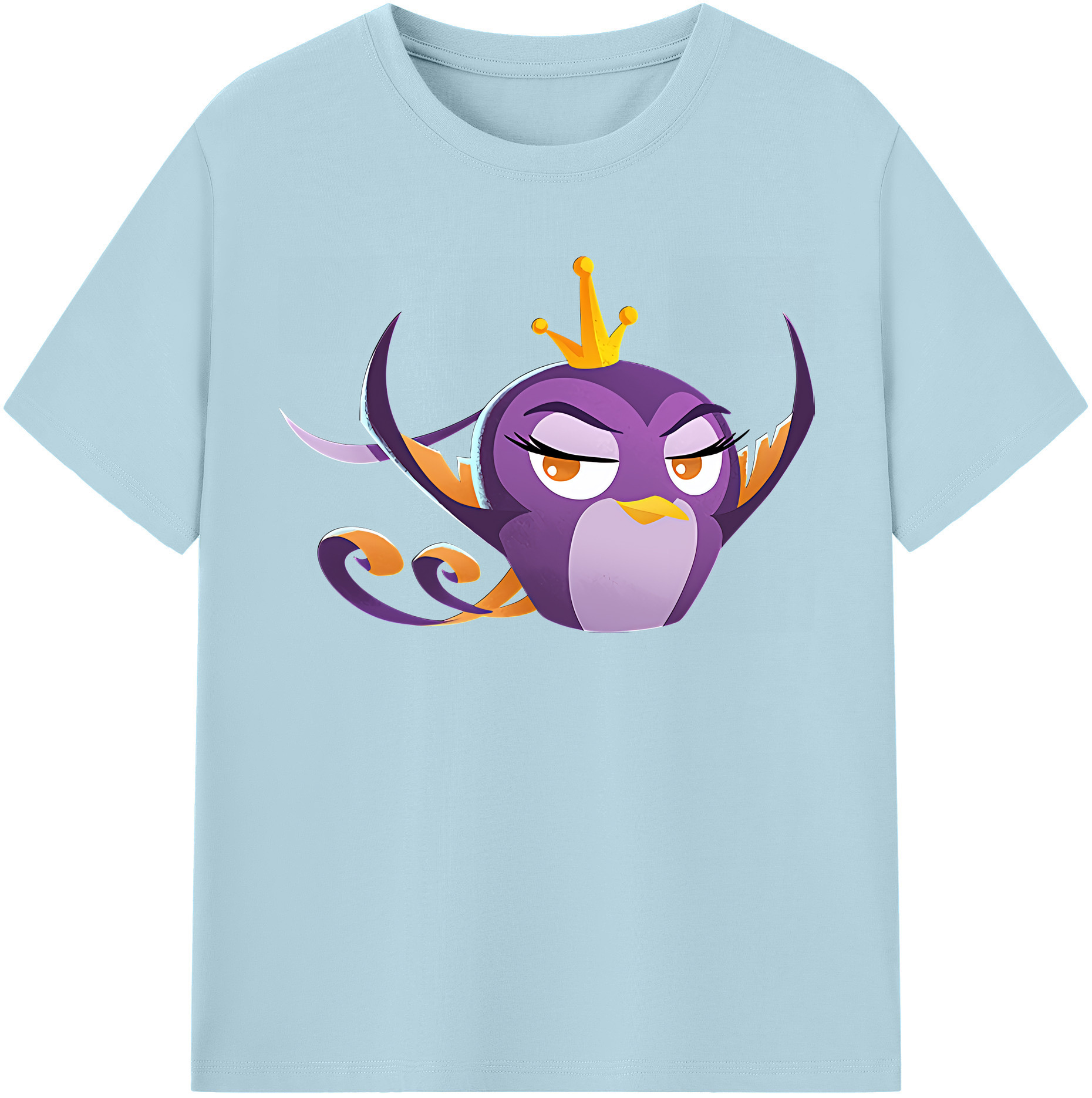 （画像用） Angry Birds アングリーバード 綿100％半袖Tシャツ（フロントプリント）